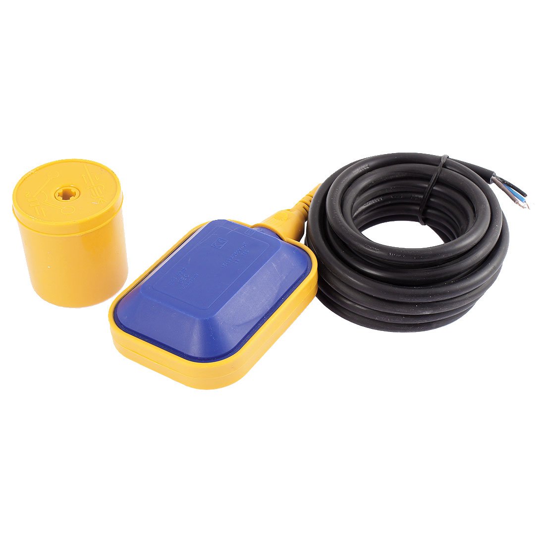 Uxcell AC 250V Float Switch Water Level Sensor - 4m Cable for Liquid Tank Control | Ideal for Aquariums, Pools, and Industrial Water Tanks