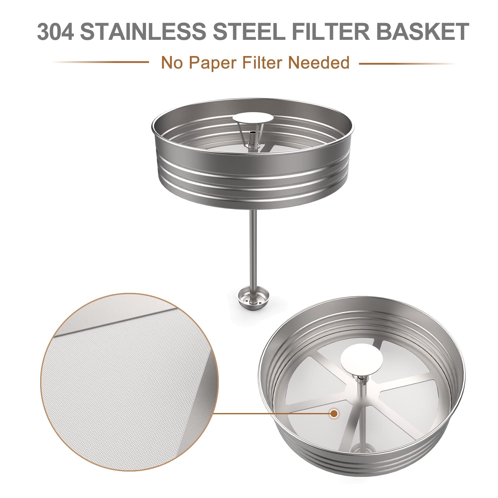 **Valgus 8L (55-Cup) Commercial Grade Stainless Steel Coffee Urn with Percolator – Large Capacity Coffee Maker & Hot Water Dispenser for Home, Office, Wedding, Catering & Events – Perfect for Parties, Buffets & Hospitality Use**