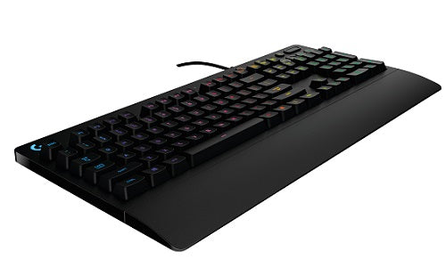 Logitech G213 Prodigy RGB Backlit Mechanical Feel Gaming Keyboard - Wired USB Keyboard for PC/Mac - Spill-Resistant Design - Perfect for Gaming, Typing & Office Work