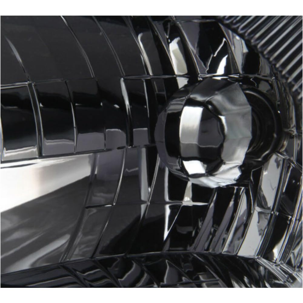 Mitsubishi Eclipse 2000-2005 Black Bezel Headlights Pair - Left & Right Compatible Replacement - Perfect for Night Driving & Car Upgrades