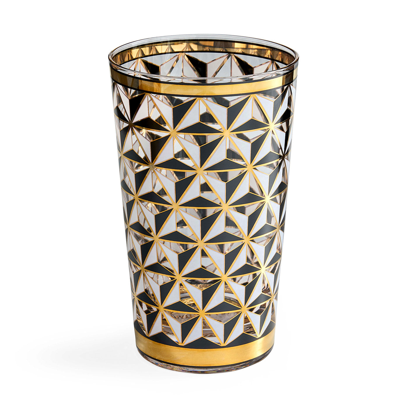 Versailles Highball Glass Set - 12 oz Crystal Clear Drinking Glasses for Cocktails, Whiskey, and Iced Beverages - Perfect for Home Bars, Parties, and Elegant Entertaining