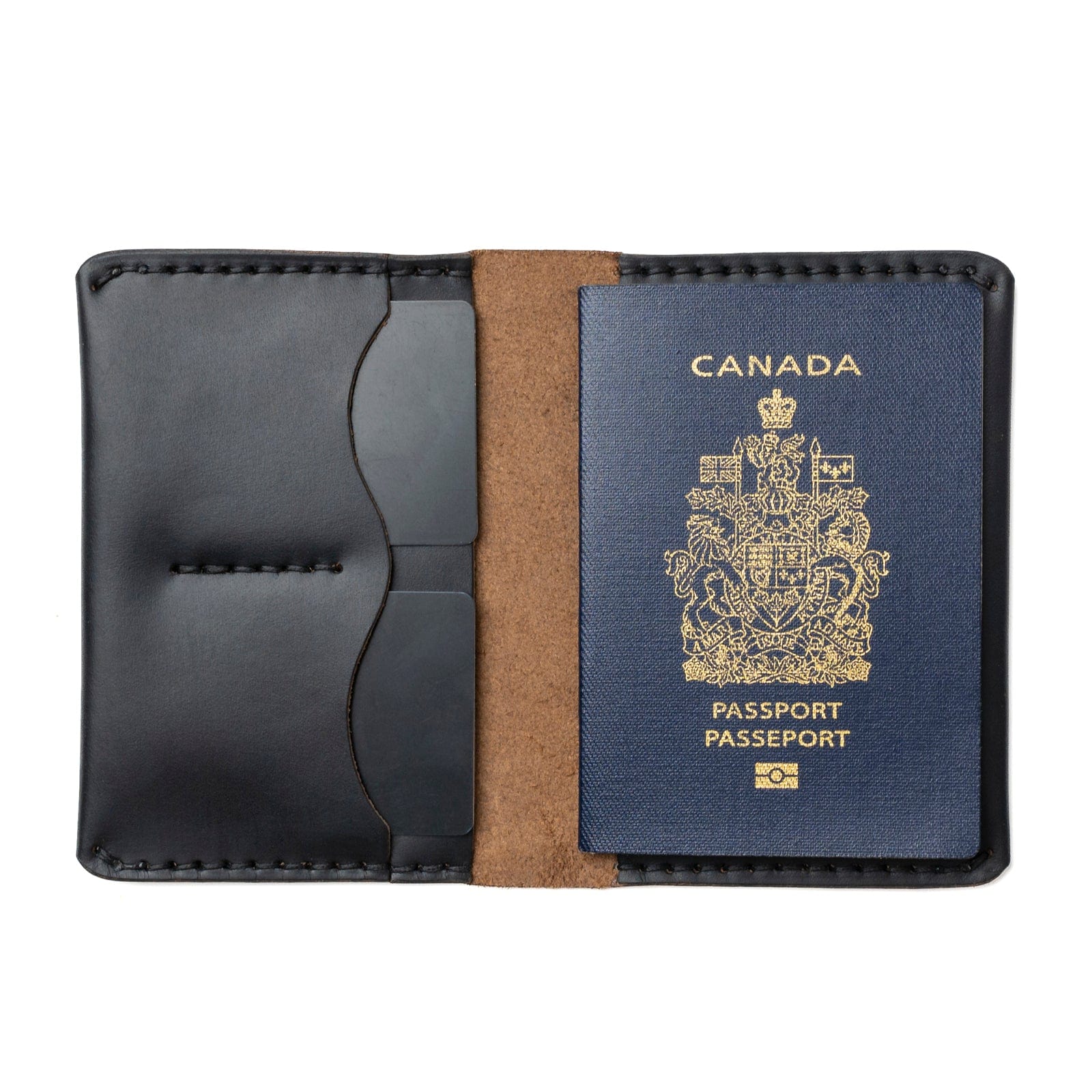 Genuine Leather Passport Holder Wallet - RFID Blocking Travel Organizer for Men & Women | Perfect for Airports, Business Trips & International Travel Accessories