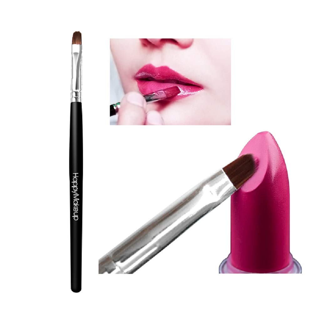 2 Pcs Lip Brush Concealer Brushes - Professional Lipstick & Gloss Applicators, Eyeshadow & Lip Liner Makeup Brush Set for Precise Application | Perfect for Daily Makeup, Travel & Professional Cosmetics Kit