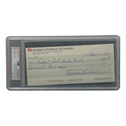 Authentic Maurice Richard Signed Montreal Canadiens Bank Check #89 PSA/DNA Certified - Rare Hockey Memorabilia for Collectors & Sports Fans