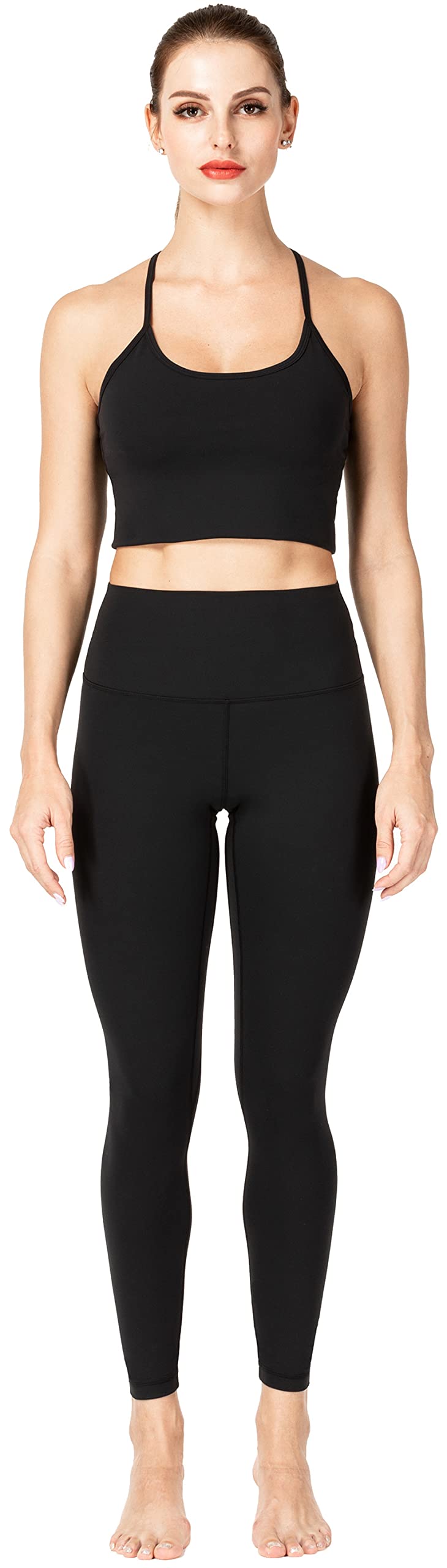 Sunzel Women's High Waist Tummy Control Workout Leggings - Yoga, Running & Gym Fitness Leggings for Women