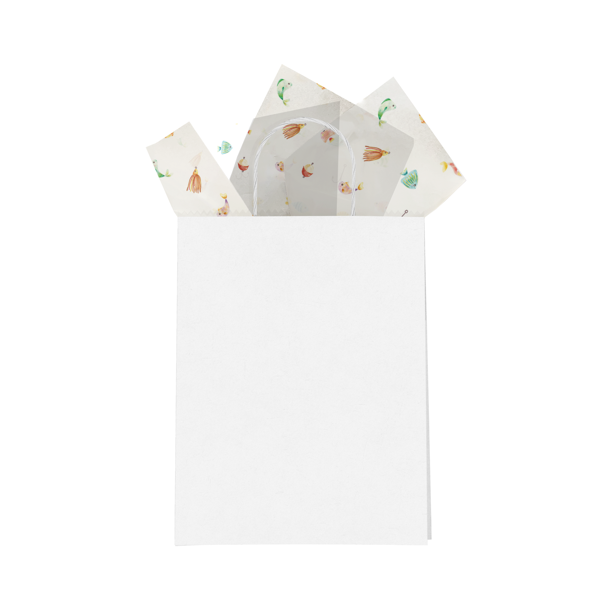 Premium Fishing-Themed Gift Wrapping Tissue Paper - Decorative Design for Gift Bags, Party Favors & Special Occasions | Perfect for Angler Gifts, Birthday Presents & Holiday Wrapping