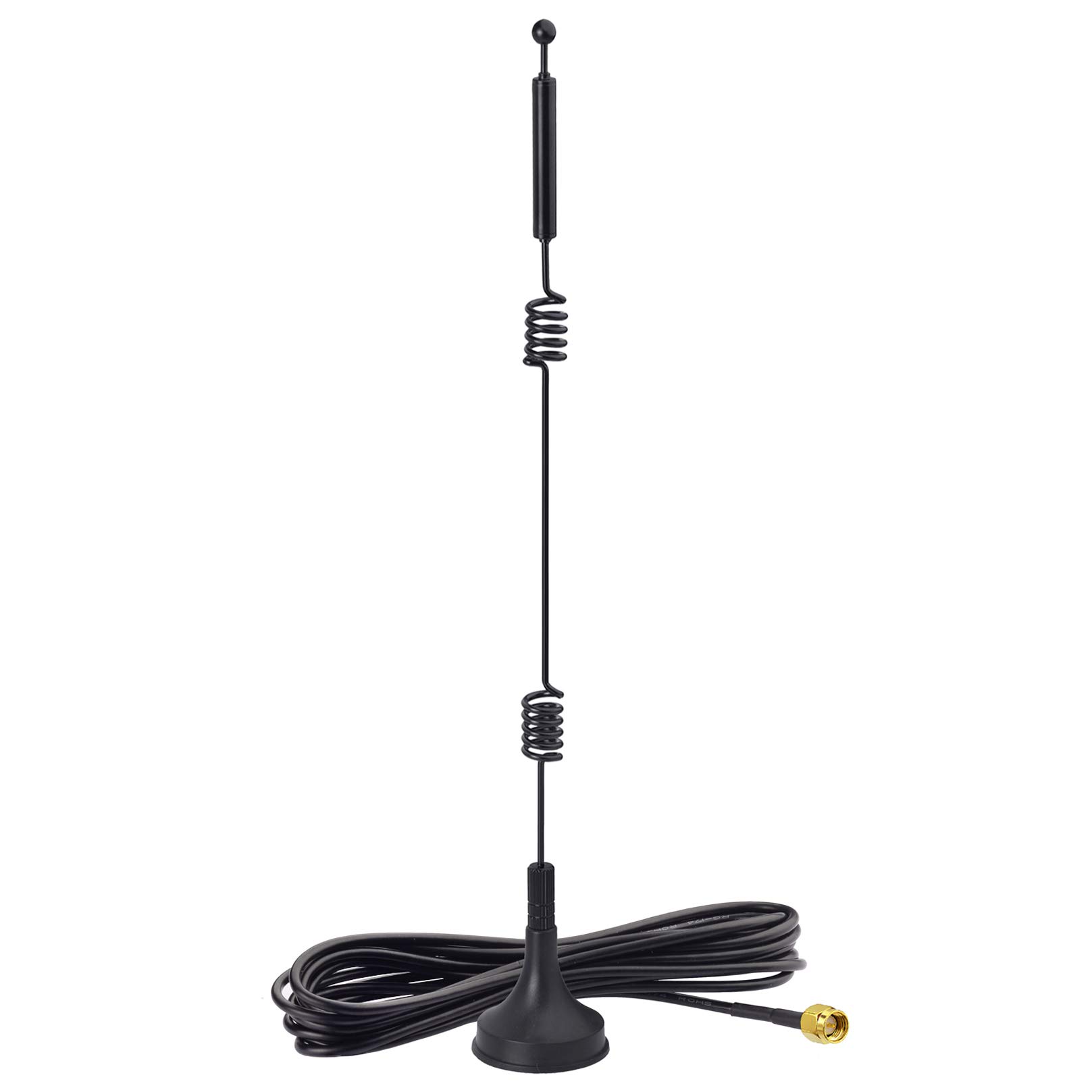 Bingfu 9dBi Dual Band WiFi Antenna 2.4GHz 5GHz 5.8GHz with Magnetic Base SMA Male Connector for Wireless Security Cameras, Surveillance Systems, Vehicle Backup Cameras & Reversing Monitors - Perfect for Home Security, Truck Trailers, and Rear View Monitoring