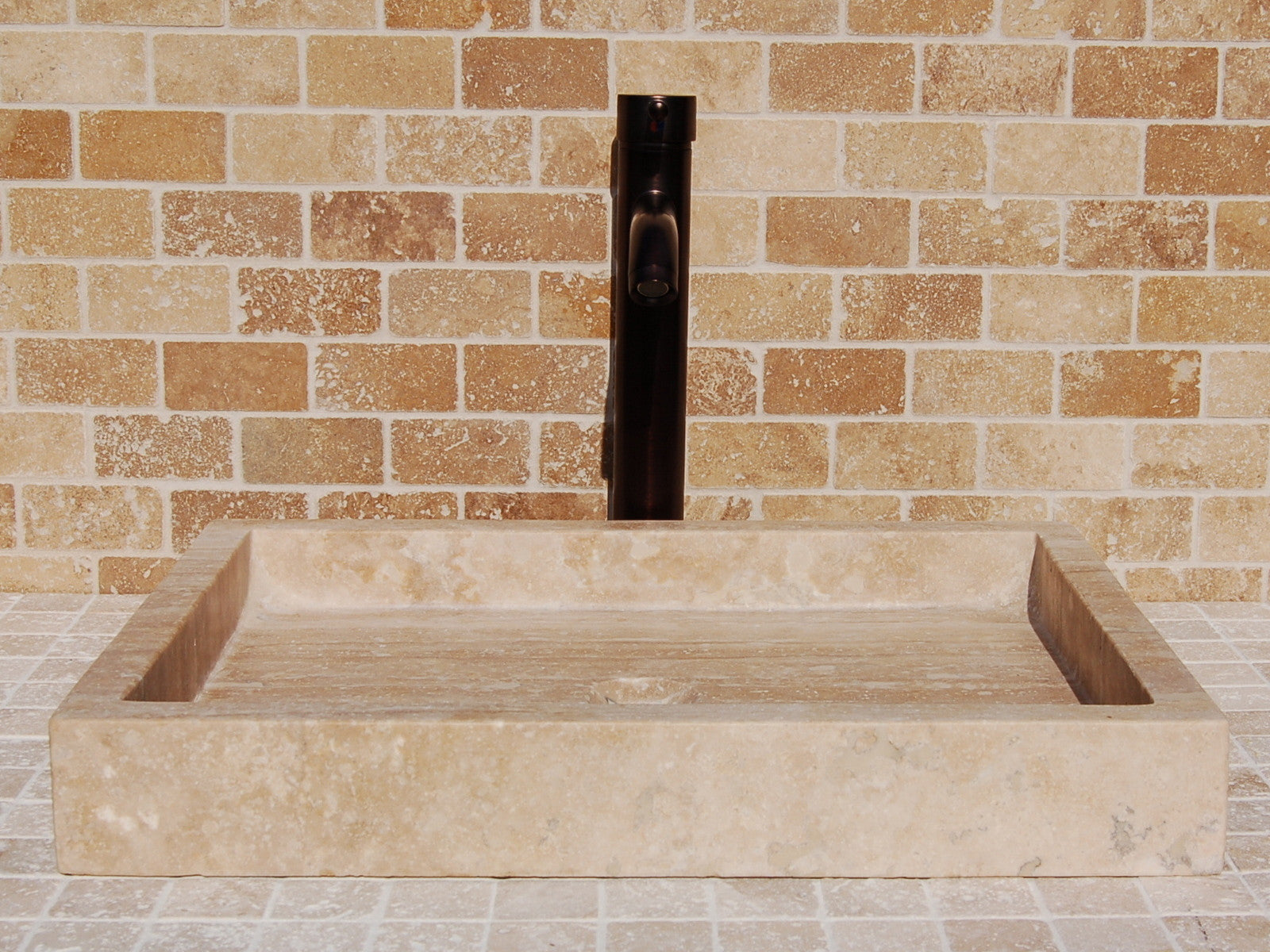 Modern Rectangular Vessel Sink - Above Counter Bathroom Sink with Overflow - Ceramic or Glass Options for Contemporary Vanity - Perfect for Home, Hotel, and Spa Bathroom Renovations