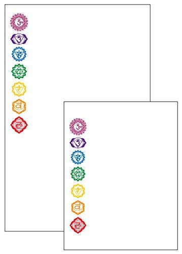 Chakra Healing Notepads for Meditation & Journaling - Spiritual Energy Notebook for Yoga, Reiki & Mindfulness Practices
