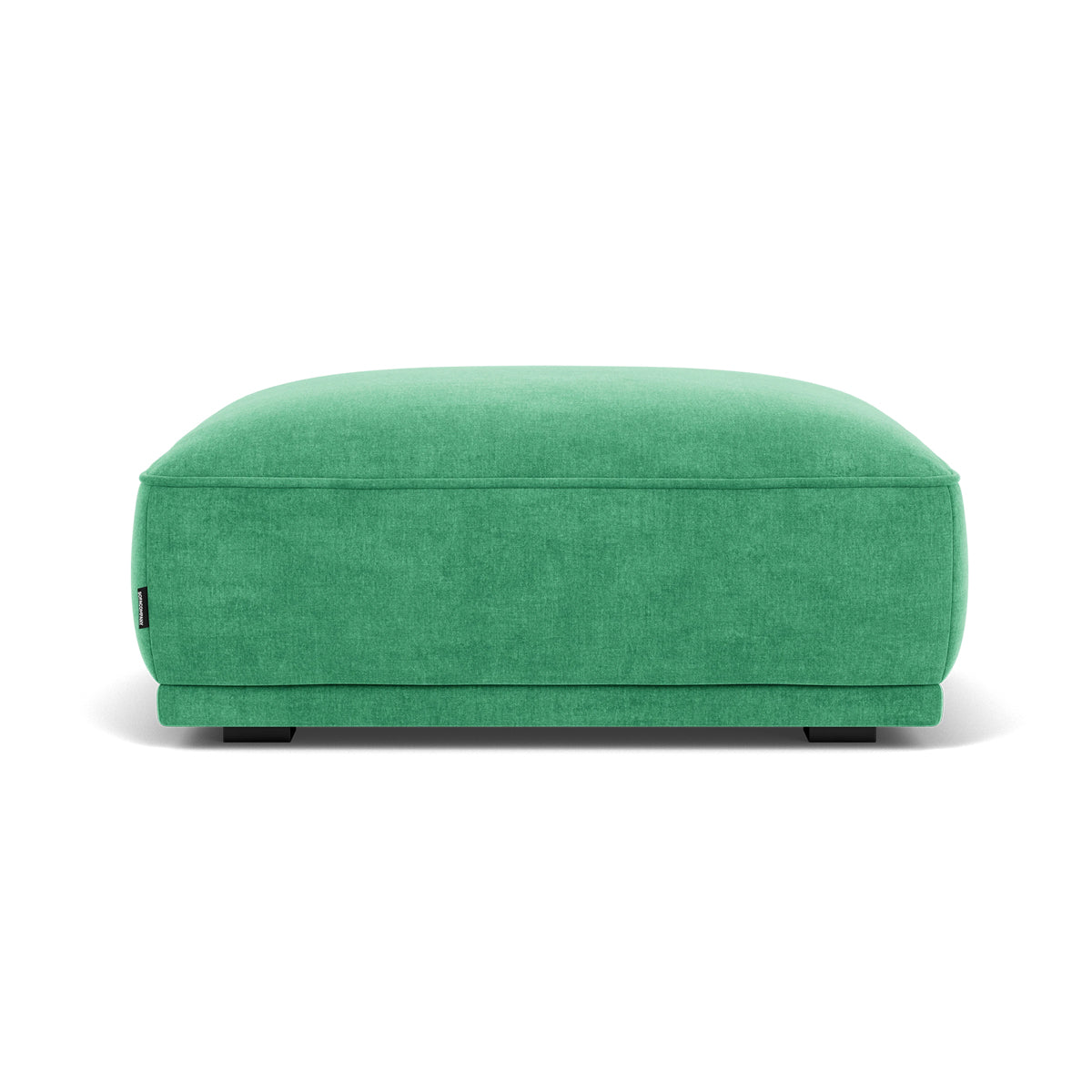 Leonora Fabric Storage Ottoman with Tufted Top - Stylish Footrest, Coffee Table & Extra Seating for Living Room, Bedroom & Dorm