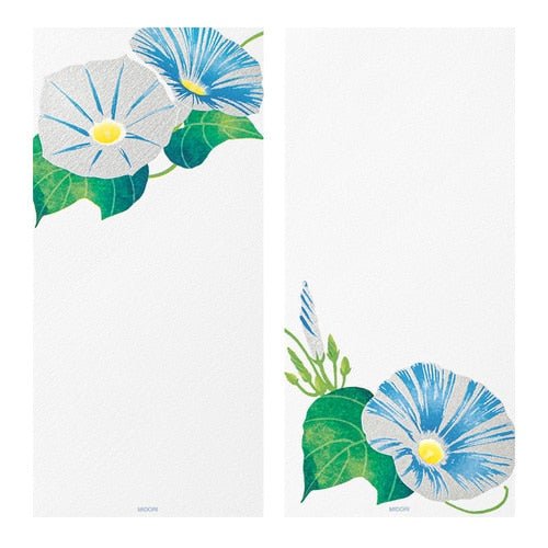 Seasons Silk Print Envelope Letter Paper Set - Premium Midori DESIGNPHIL Stationery for Journaling, Scrapbooking & Gift Wrapping (Elegant Floral Design)