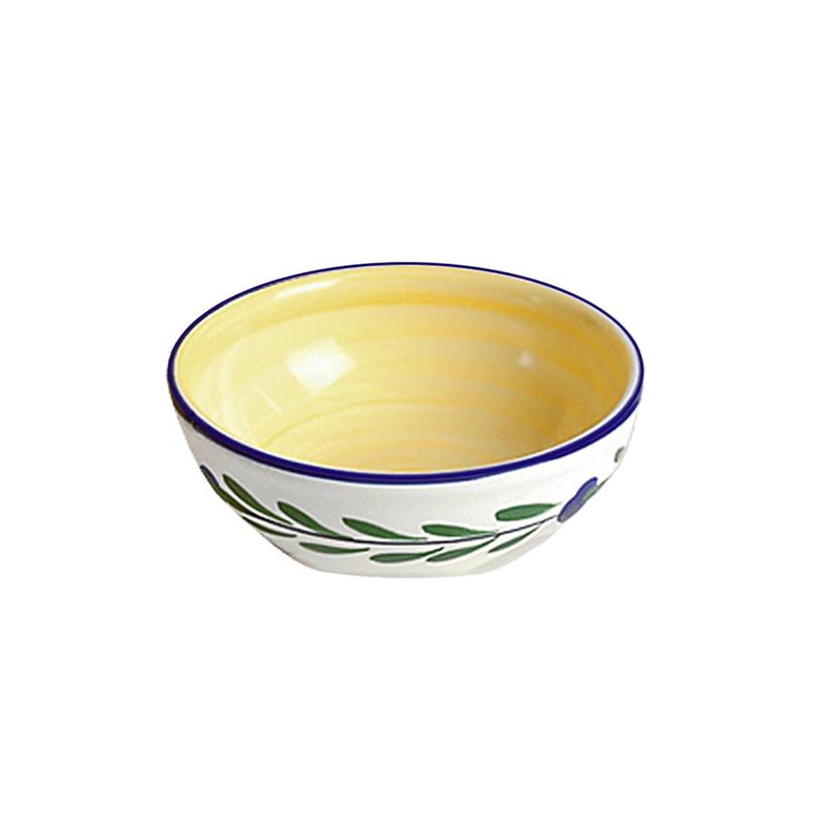 Bella Flora 4-Piece Cereal Bowl Set - White, Yellow, Blue & Green Colorful Breakfast Bowls for Kids & Adults - Perfect for Cereal, Soup, Ice Cream & Snacks