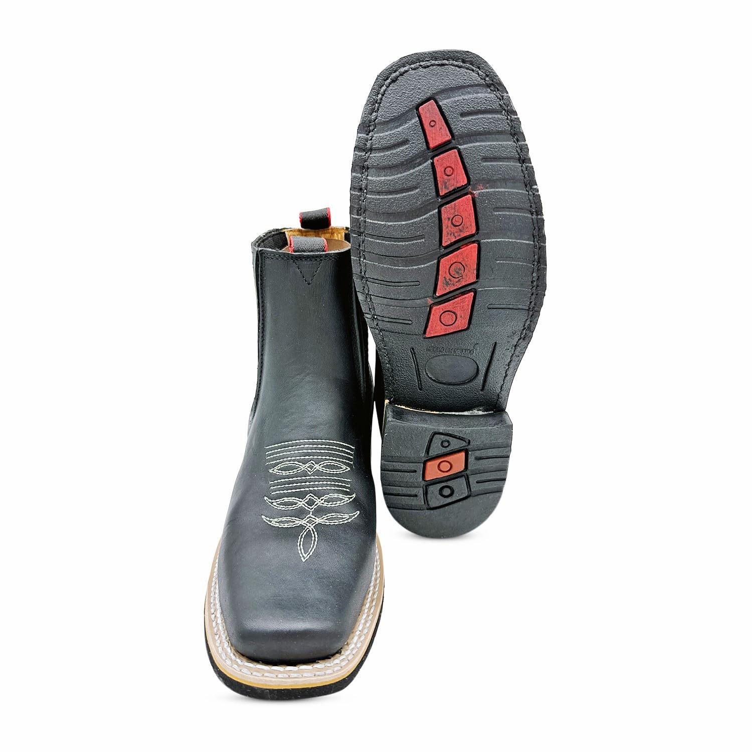 **Western Cowboy Boots for Men - Short Ankle Rodeo Boots - Comfortable & Stylish for Country Dancing, Rodeos & Casual Wear**