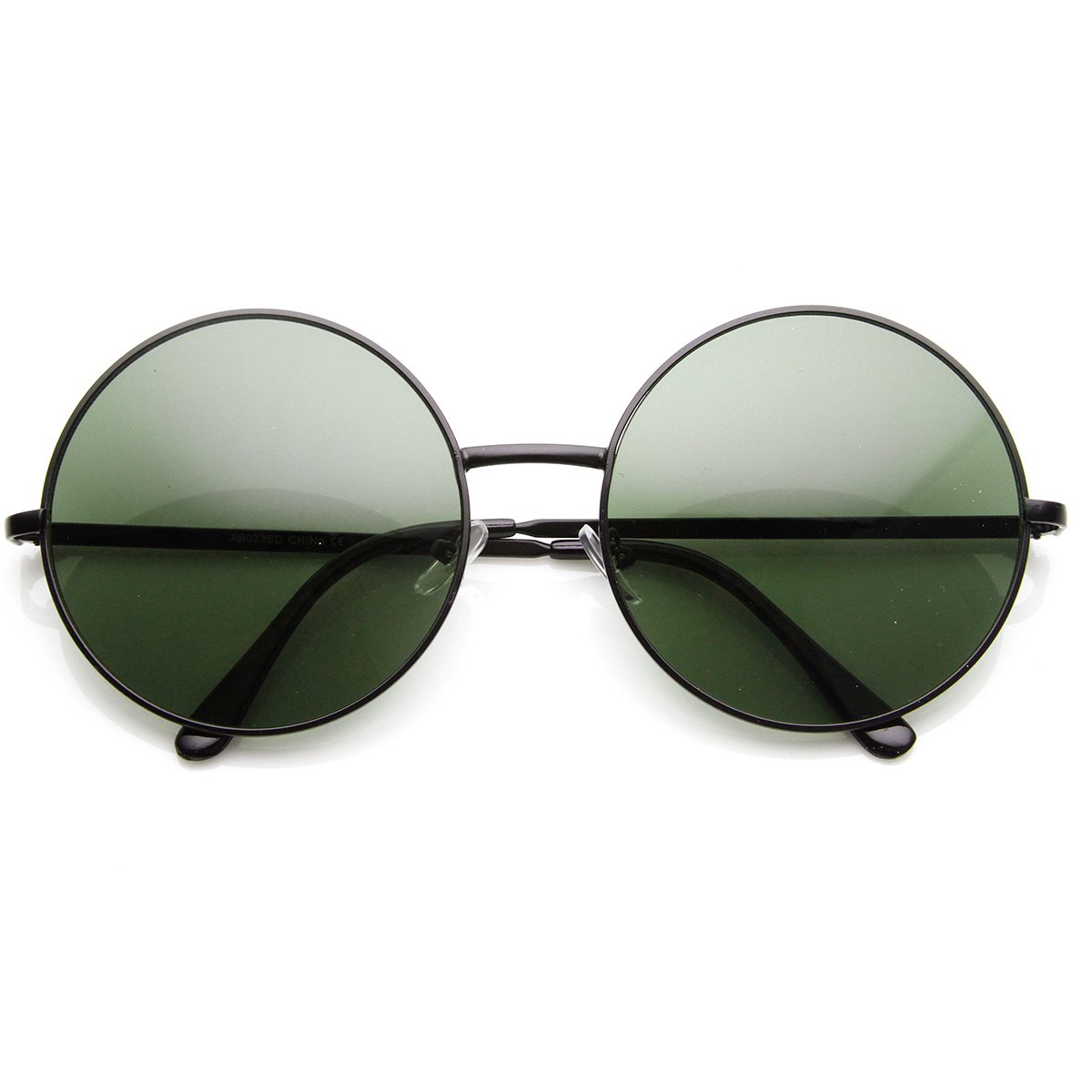 Oversized Round Metal Sunglasses for Women & Men – Vintage Retro Style for Beach, Driving, and Outdoor Activities