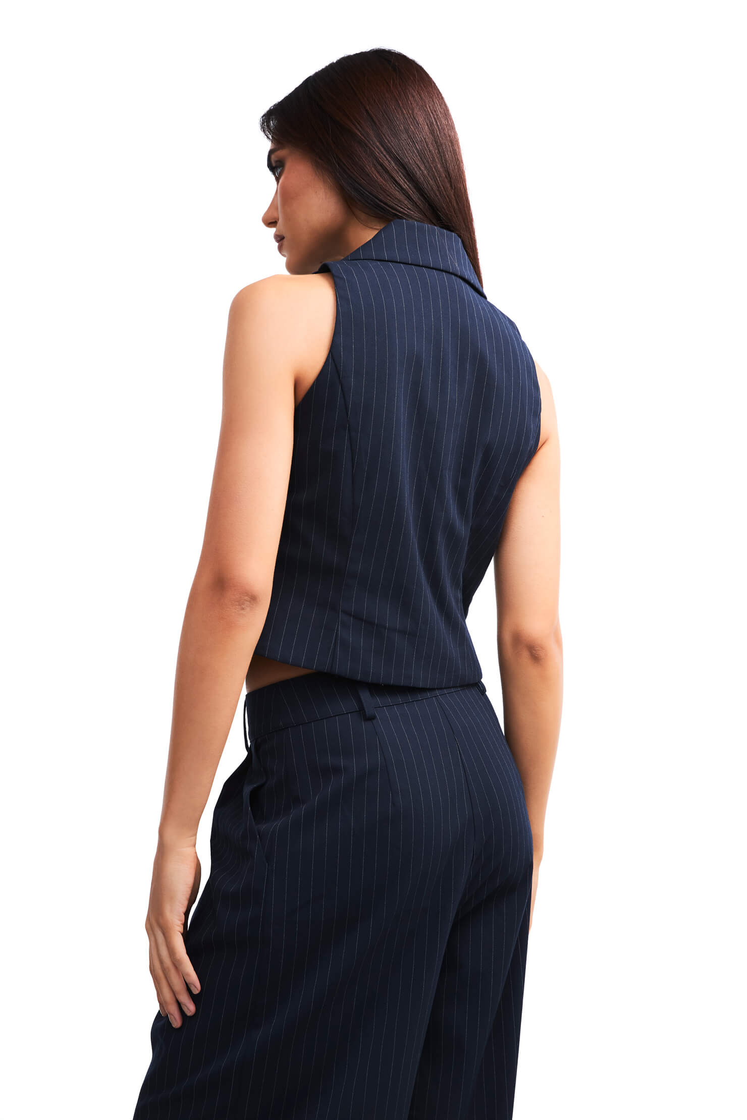 The Wren Vest Pinstripe - Stylish Men's Casual Vest for Business & Outdoor Wear - Perfect for Office, Travel & Outdoor Adventures