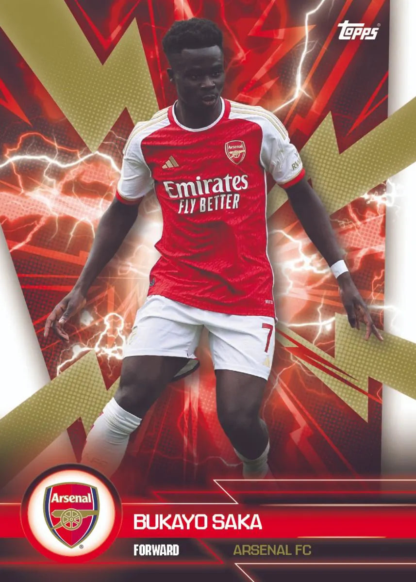 Official Topps Arsenal FC 2023/24 Fan Collection - Trading Cards & Memorabilia for Soccer Enthusiasts | Perfect for Collectors, Gifts & Match Day Excitement