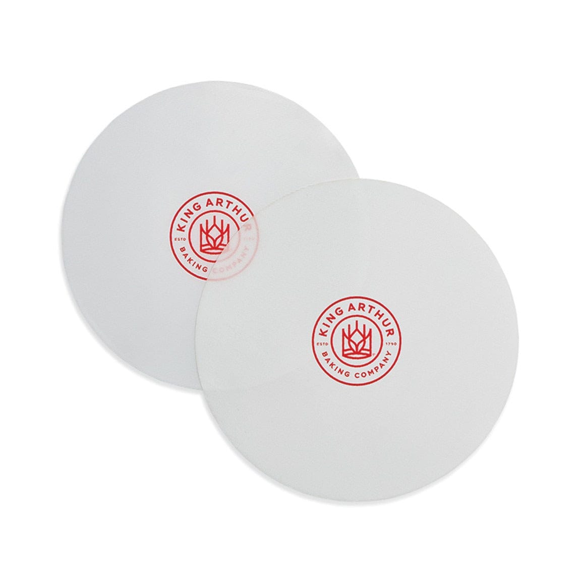 King Arthur Baking Company 8-Inch Round Silicone Cake Pan Liners (Set of 2) - Non-Stick Baking Mats for Perfect Cakes, Cupcakes & Desserts - Ideal for Home Bakers & Professional Chefs