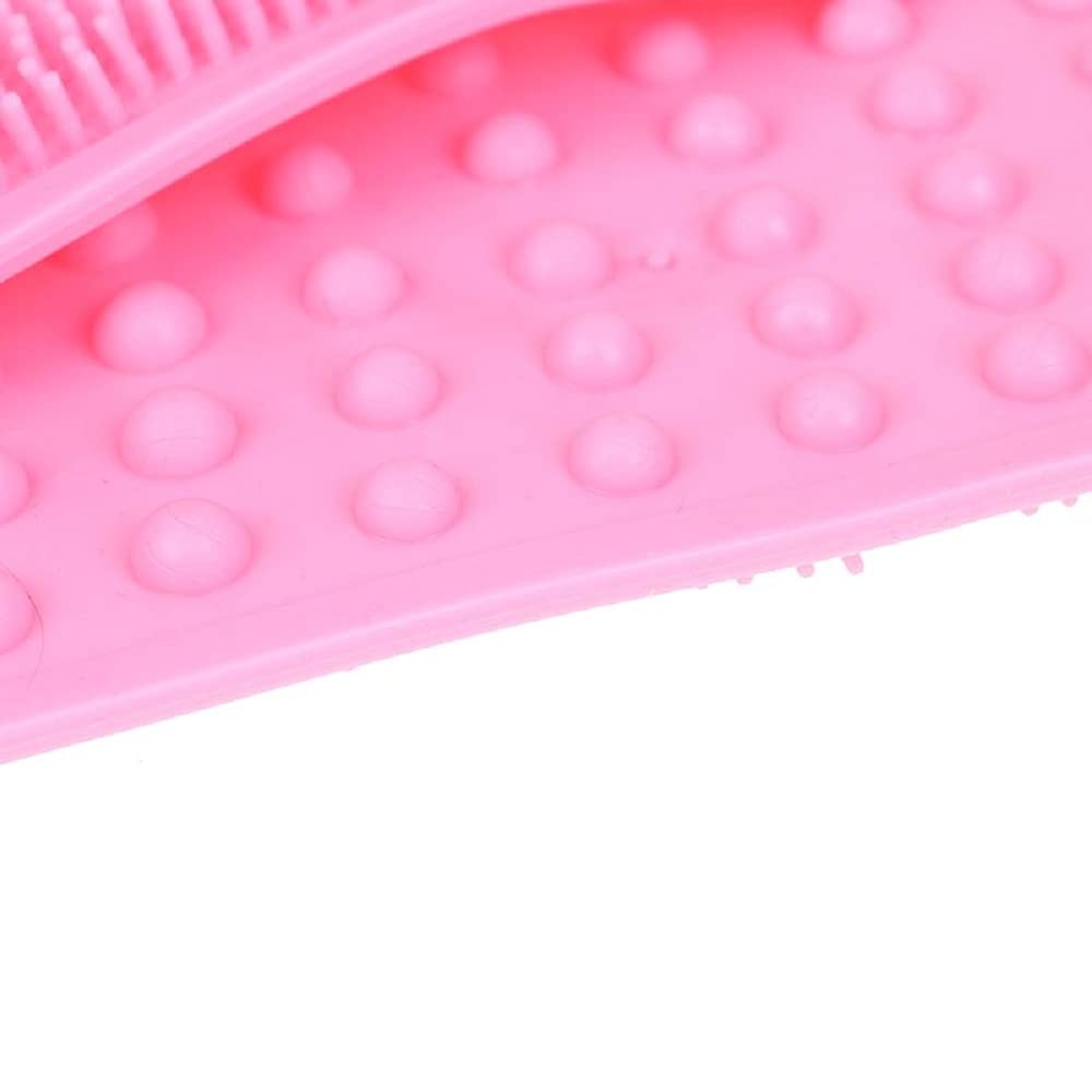 Twiclo Silicone Shower Brush for Exfoliating & Cleansing - Soft Bristle Bath Body Scrubber Brush (1 Pack, Multi-Color) - Perfect for Spa, Back Scrubbing & Dead Skin Removal