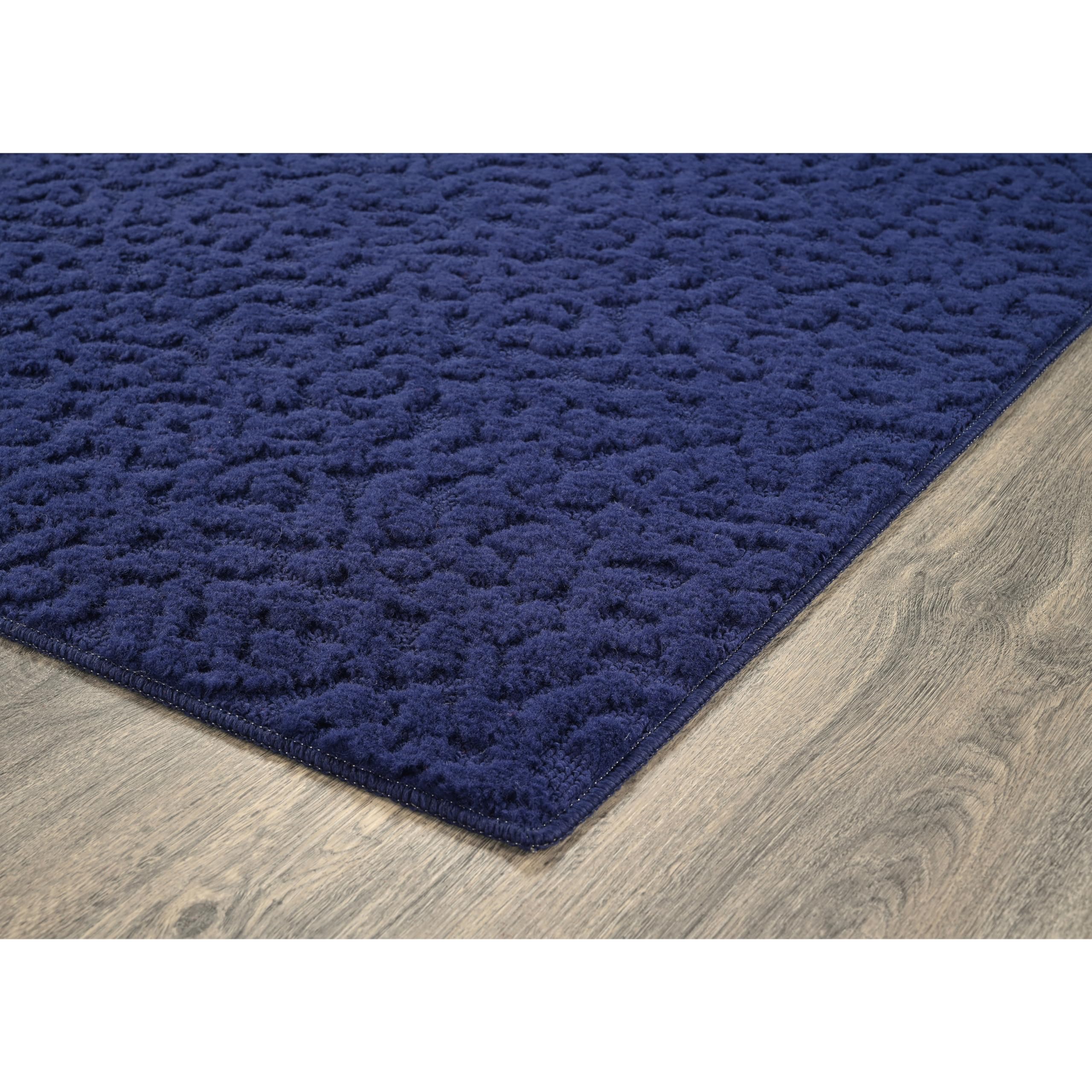 Garland Rug Ivy Area Rug 12x12 Feet Navy Blue - Perfect for Living Room, Bedroom & Home Decor