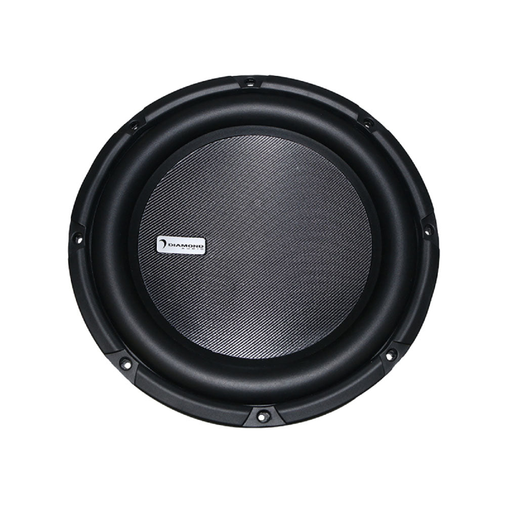 Diamond Audio DES122 500W RMS 12-Inch Dual Voice Coil 2-Ohm Car Subwoofer - Elite Series for Powerful Bass in Trucks, SUVs and Custom Car Audio Systems