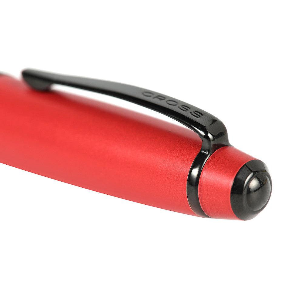 Cross Bailey Rollerball Pen - Premium Red Lacquer with Black Trim - Smooth Writing for Office, School & Gift Giving