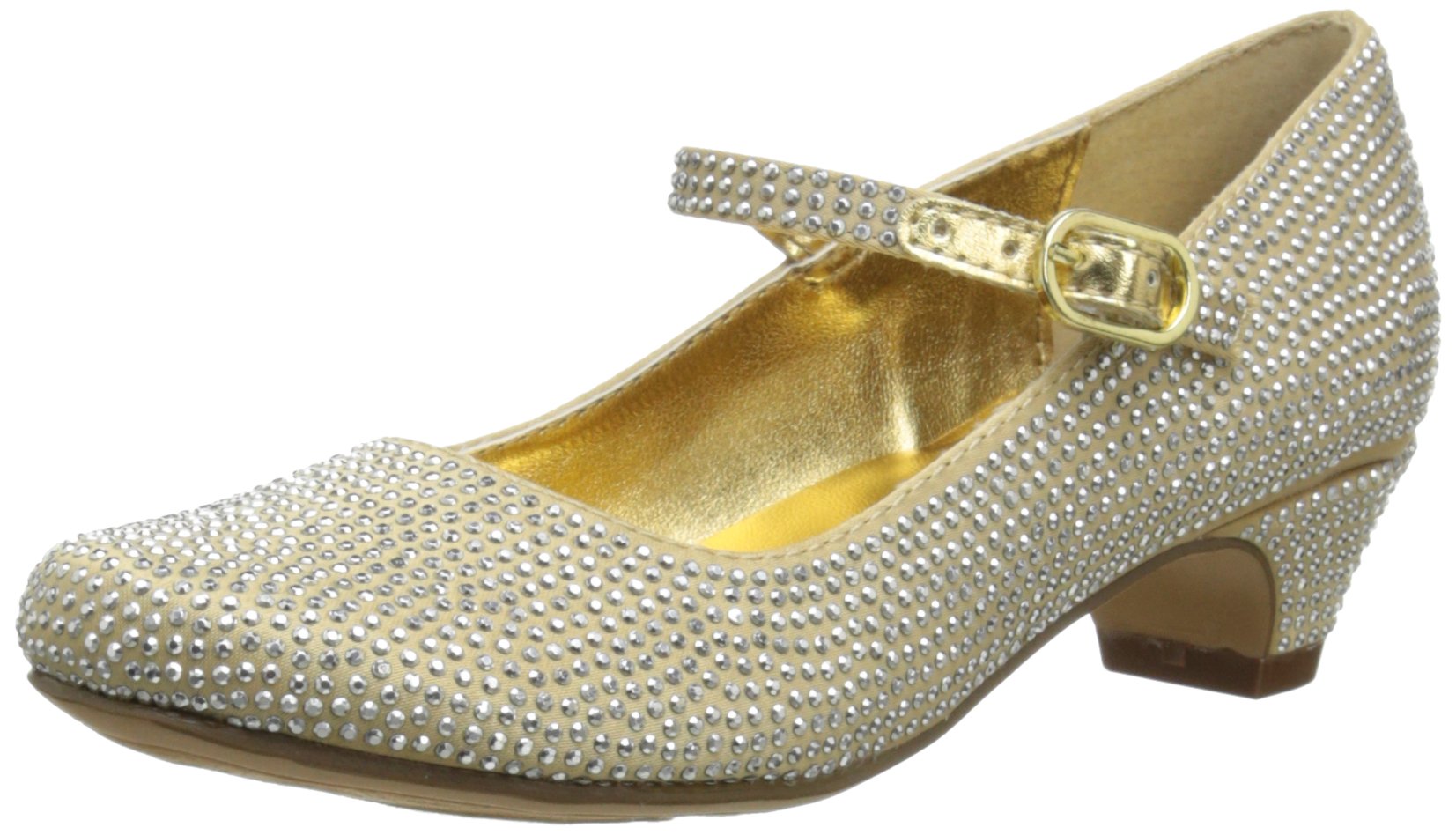 Nina Zelia Heel Buckle Strap Shoes for Girls - Comfortable Kids Dress Shoes with Adjustable Buckle for School, Party & Special Occasions