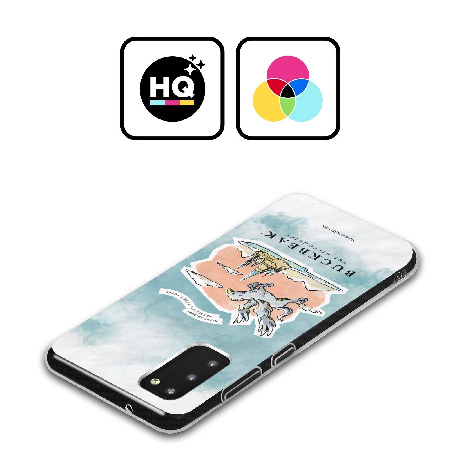 Harry Potter Buckbeak Deathly Hallows XVII Soft Gel Case for Samsung Galaxy A01 Core (2020) - Officially Licensed by Head Case Designs, Perfect for Fans, Daily Use & Gift Giving