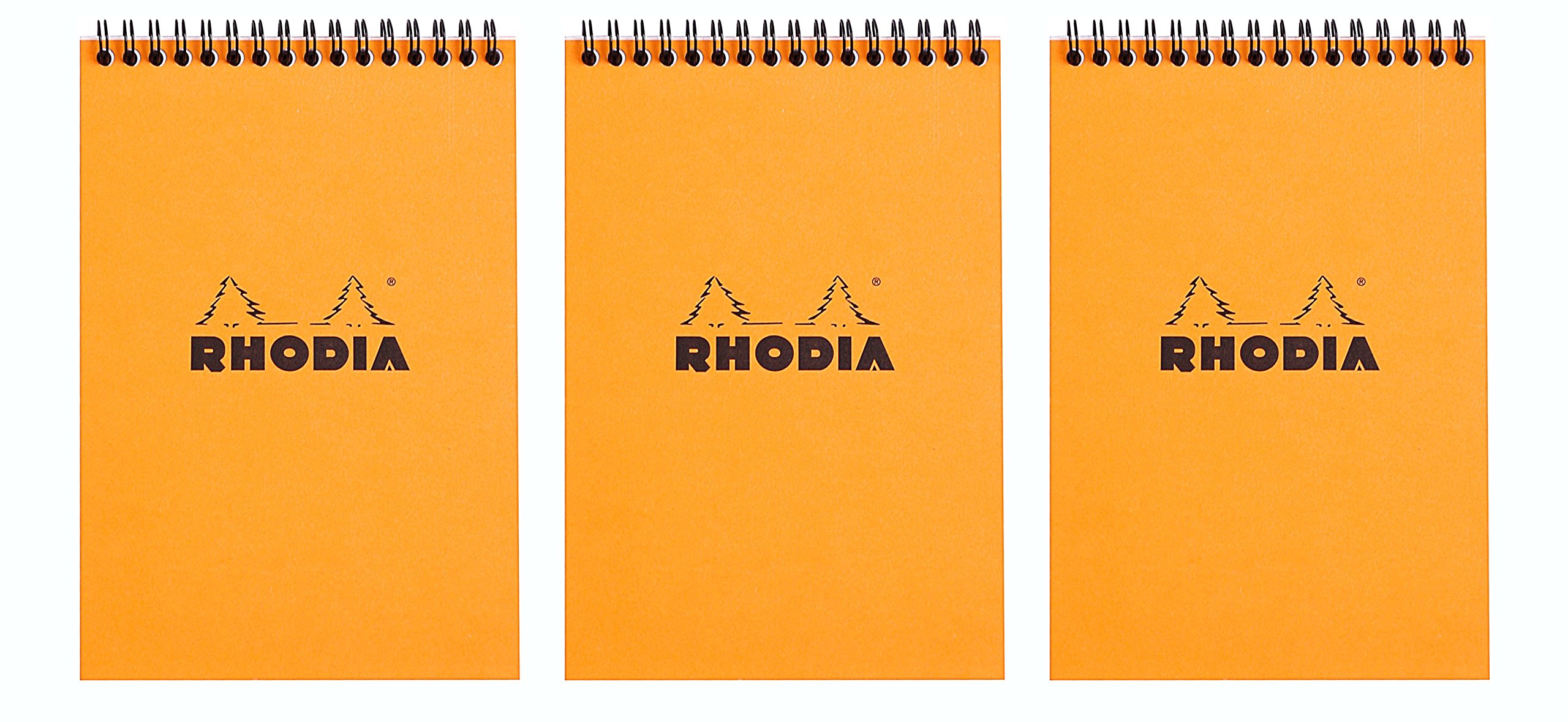 Rhodia Orange Wirebound Graph Notepad - 4