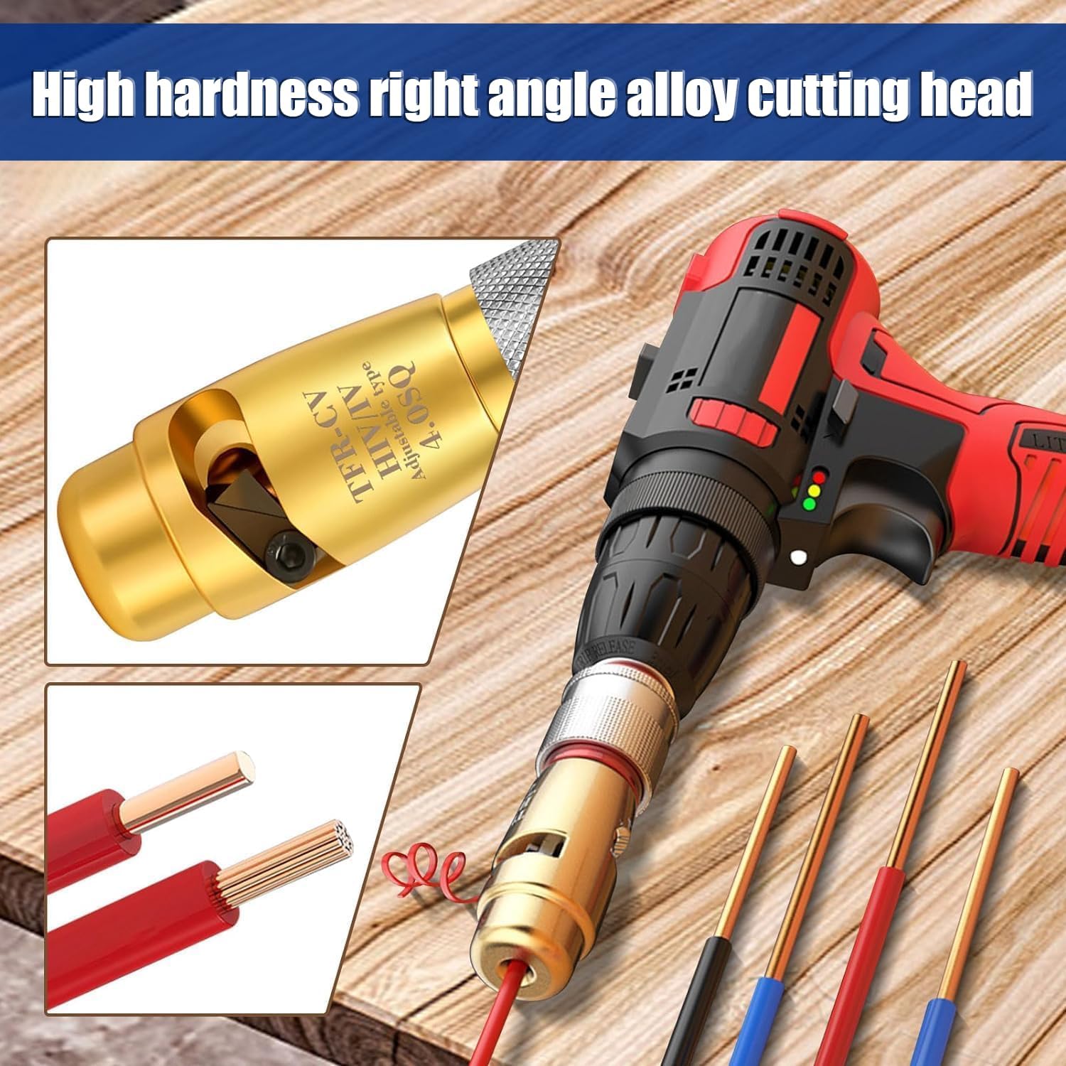 Blendixy Professional Wire Stripping Tool - Wire Twister Connector & Drill Attachment for Electrical Wiring Projects | DIY Home Repair, Electrician Tool Kit, Automotive Wiring, and Electrical Installations