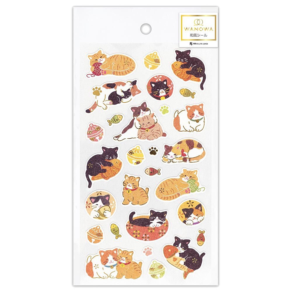 Japanese Style Animal Stickers for Scrapbooking, Journaling, and DIY Crafts - Cute Kawaii Decals for Planners, Laptops, and Water Bottles