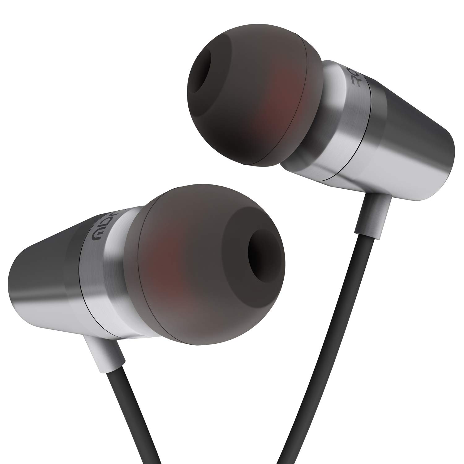 V2 Alfa Genus Wireless Headphones - Premium Metallic Grey | Noise Cancelling Bluetooth Headset for Work, Travel & Gaming