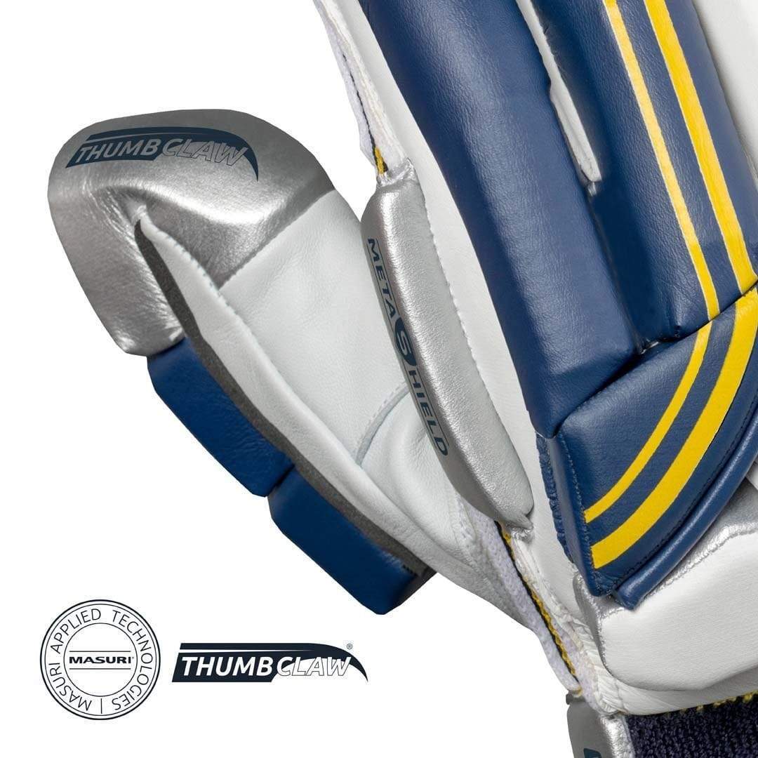 Masuri E Line Pro Cricket Batting Gloves - Premium Leather Protection for Cricket Players - Perfect for Practice & Matches