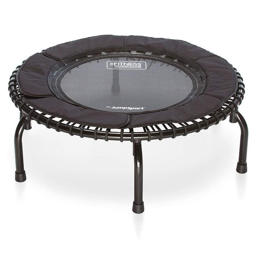 JumpSport 39 Inch Fitness Trampoline for Adults - Heavy Duty Rebounder with Adjustable Handlebar (Model 250) - Home Gym Exercise Equipment for Cardio Workout, Weight Loss & Indoor Fitness Training