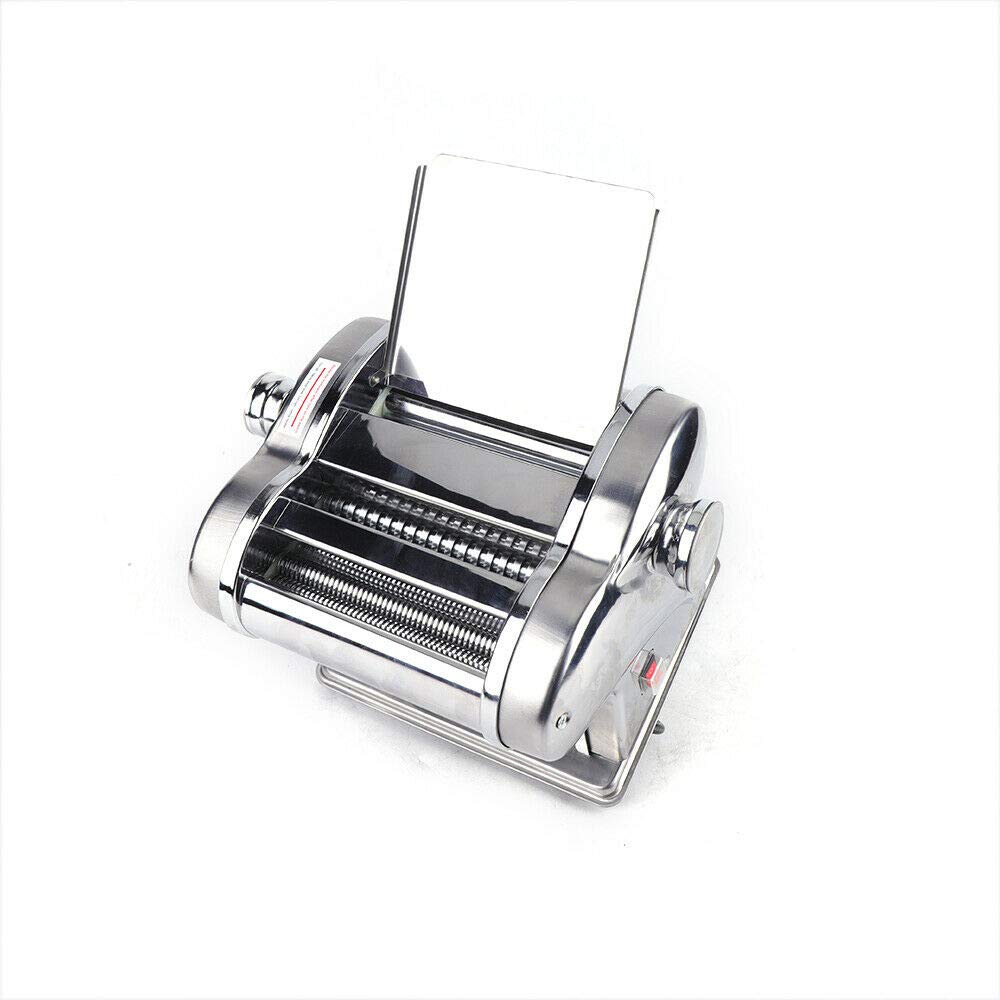 Electric Pasta Maker Machine - 135W Automatic Noodle Press with 6-Speed Adjustable Thickness for Spaghetti, Fettuccini, Lasagna & Dumpling Skins - US Stock - Perfect for Home Kitchens, Italian Restaurants & Gourmet Cooking