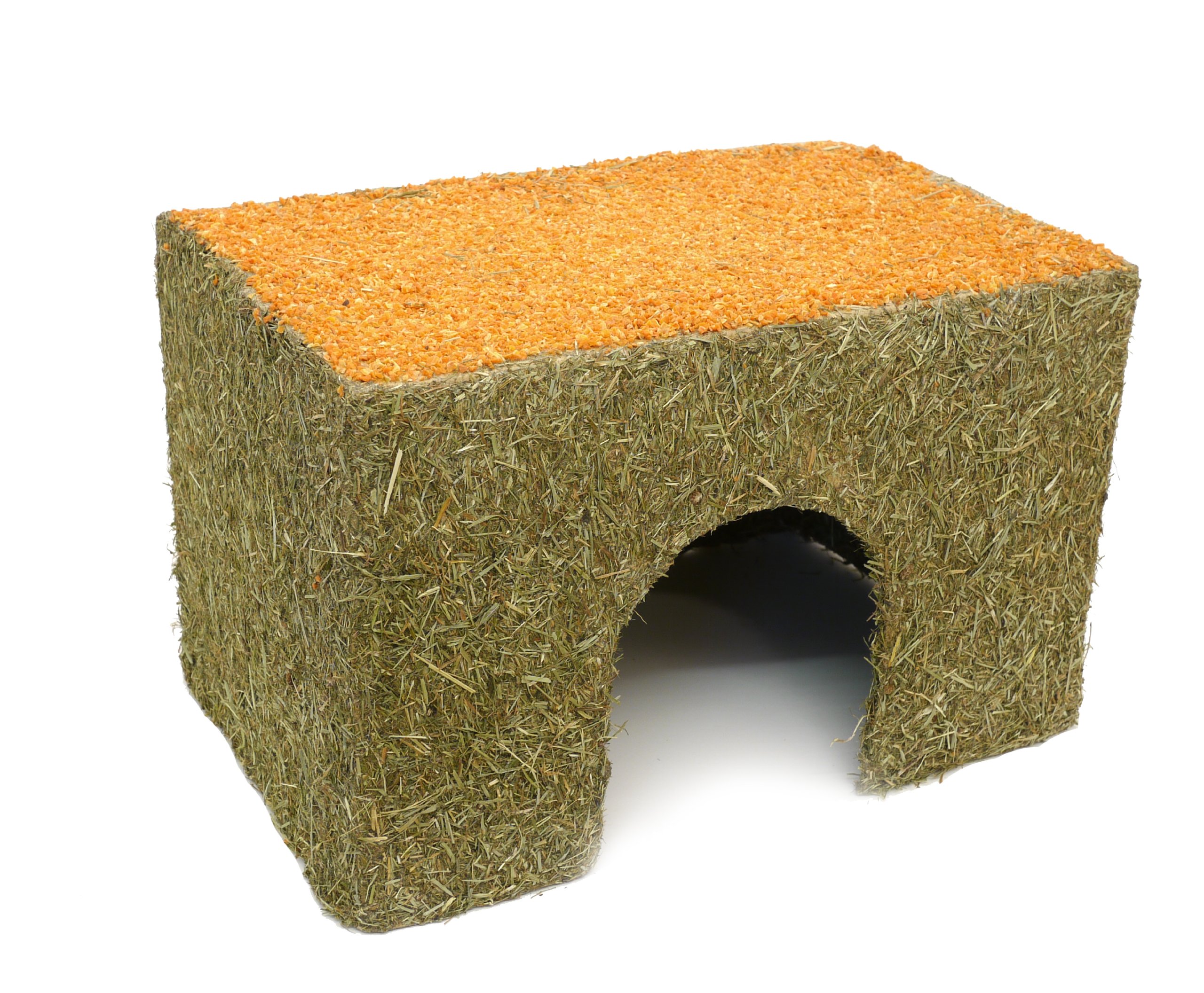Premium Rosewood Naturals Large Carrot-Shaped Rabbit House - Cozy Hideaway for Pet Rabbits, Outdoor Hutch & Indoor Playhouse