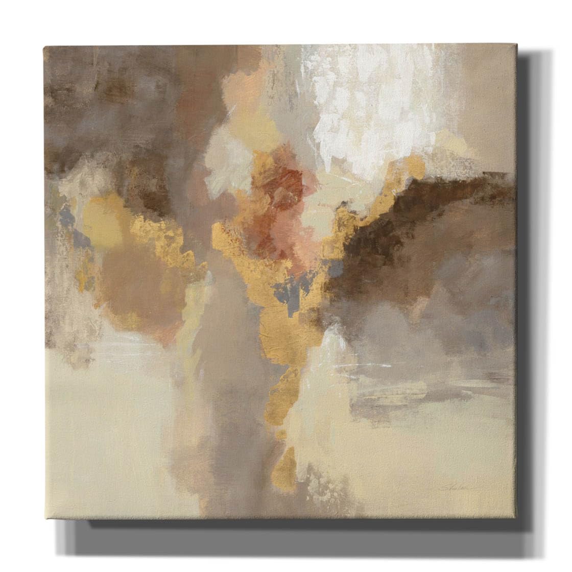 Epic Graffiti 'Sparkle Abstract I' by Silvia Vassileva - 18x18 Inch Modern Canvas Wall Art for Living Room, Bedroom & Office Decor