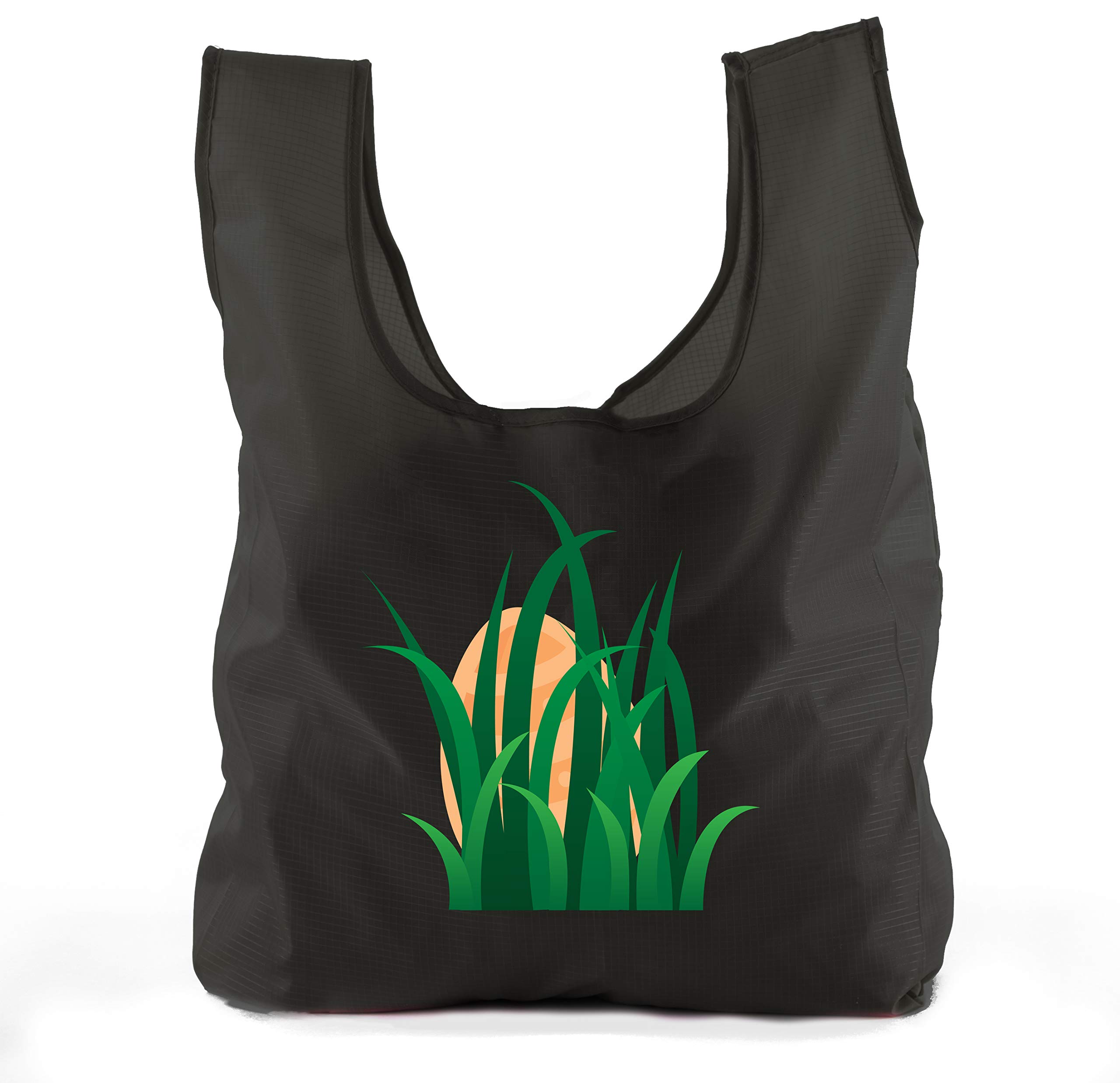 Easter Basket Bags - Bulk Reusable Grocery Tote Bags for Easter Egg Hunt & Spring Celebrations - No Peeking Design - Perfect for Kids Easter Party, Church Events & Spring Festivals