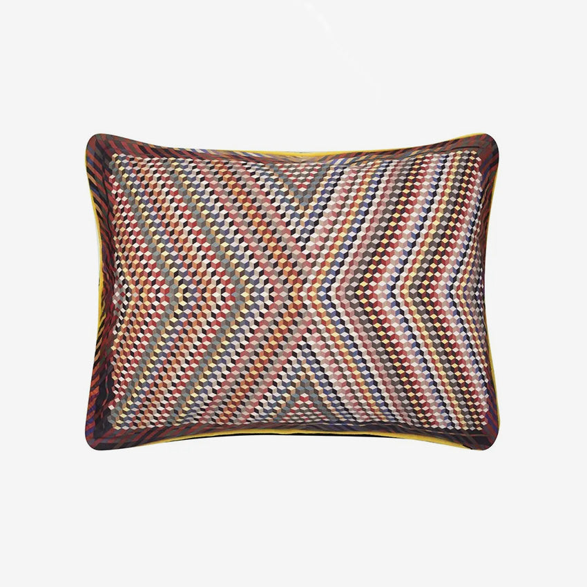Christian Lacroix Mosaic Freak Decorative Pillow Cover - Luxury Bohemian Home Decor Throw Pillow for Sofa, Bed & Living Room