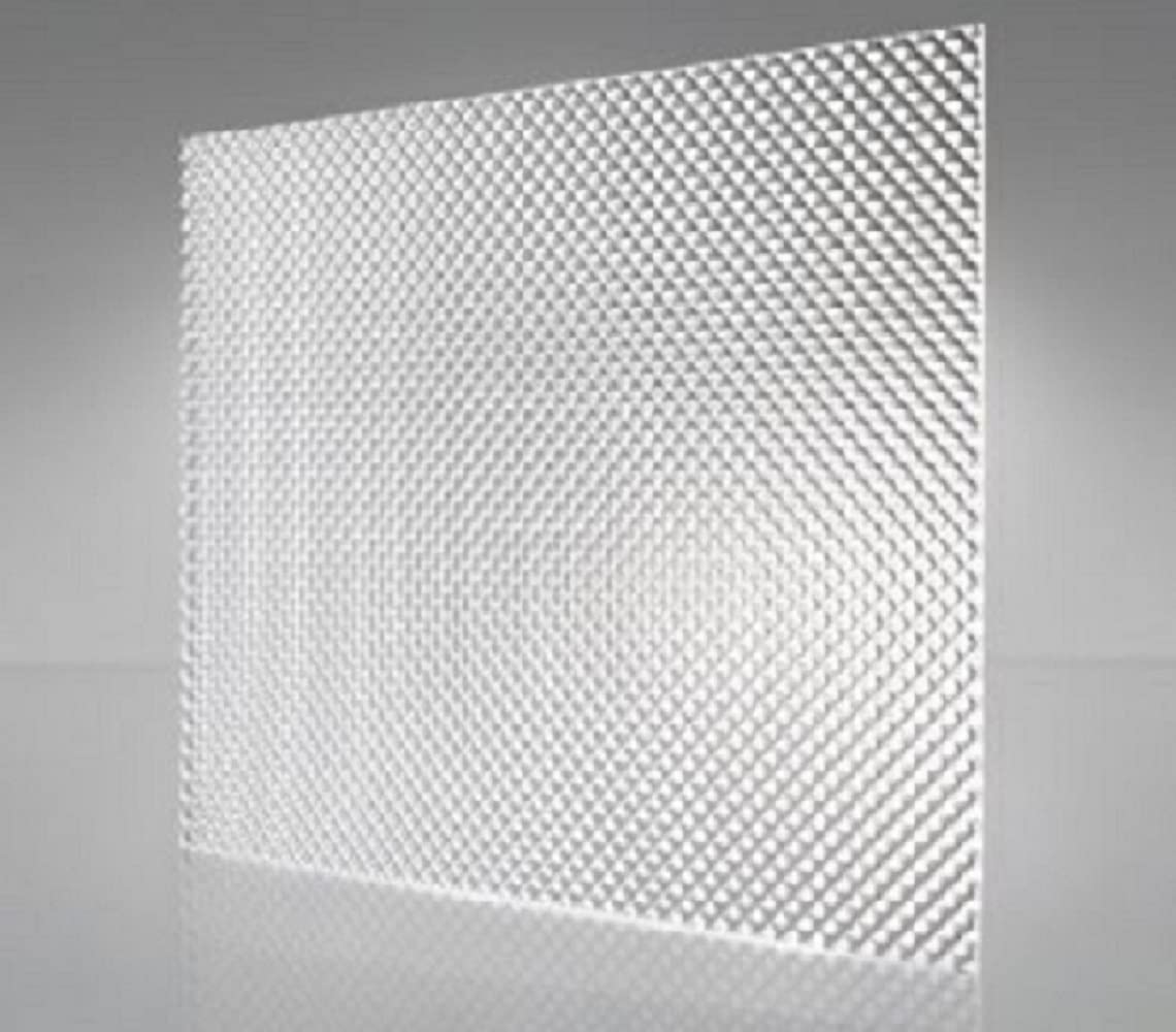 Clear Acrylic Prismatic Ceiling Lighting Panels - Heavy Duty 0.125