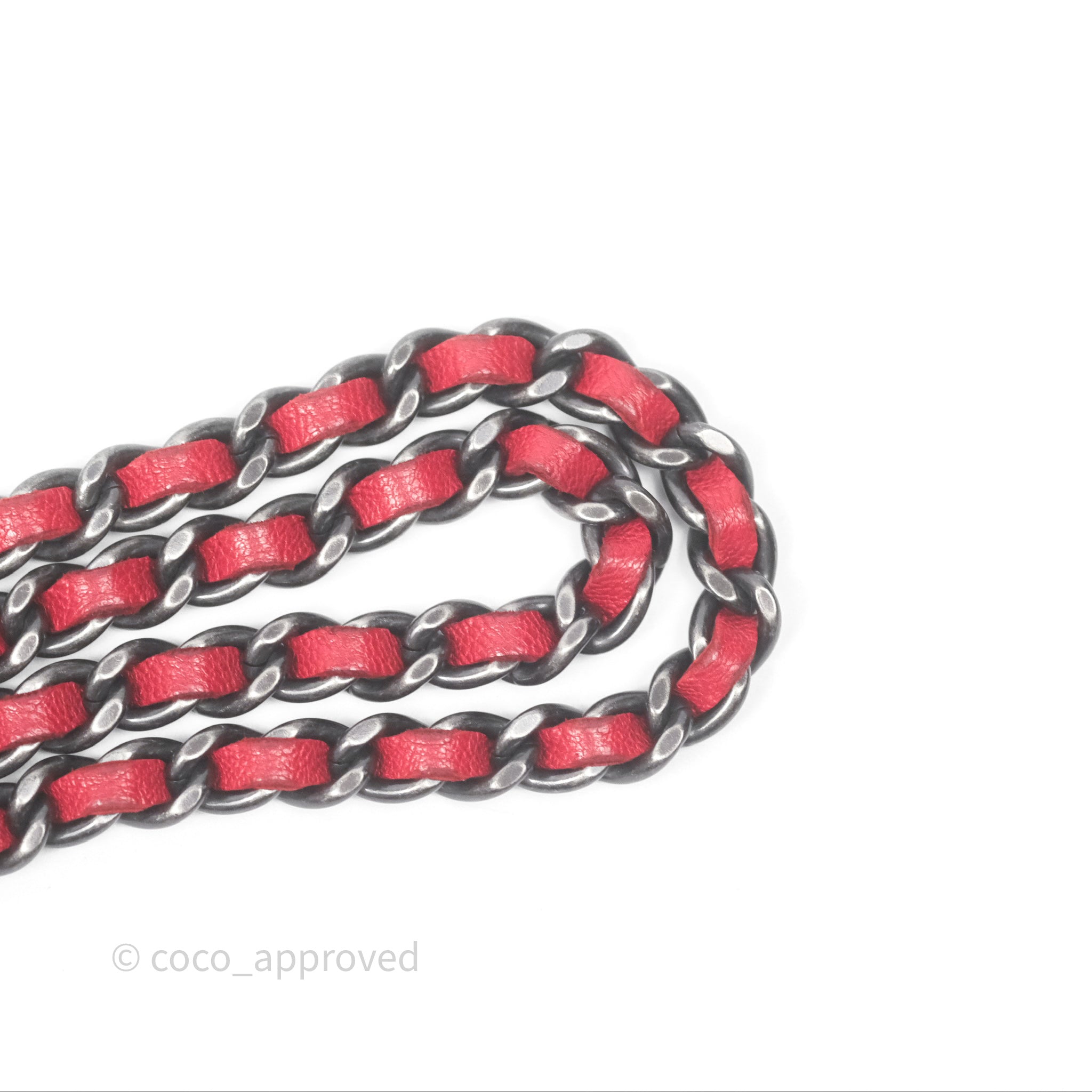 Chanel Boy Wallet on Chain WOC Red Lambskin Ruthenium Hardware - Luxury Crossbody Bag for Women, Perfect for Parties, Date Nights & Evening Events