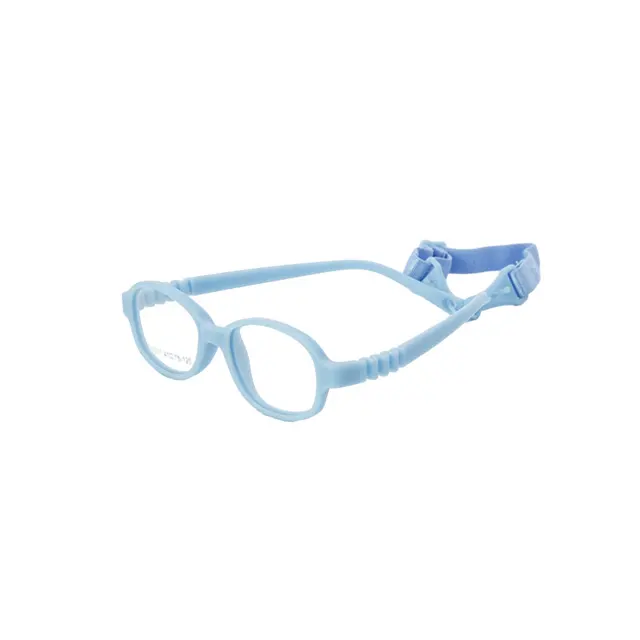 Unbreakable Kids Flexible Glasses with Strap - Shatterproof Eyewear for Toddlers Age 2-3 Years (Model 6037) - Perfect for Playtime, Sports & Outdoor Activities