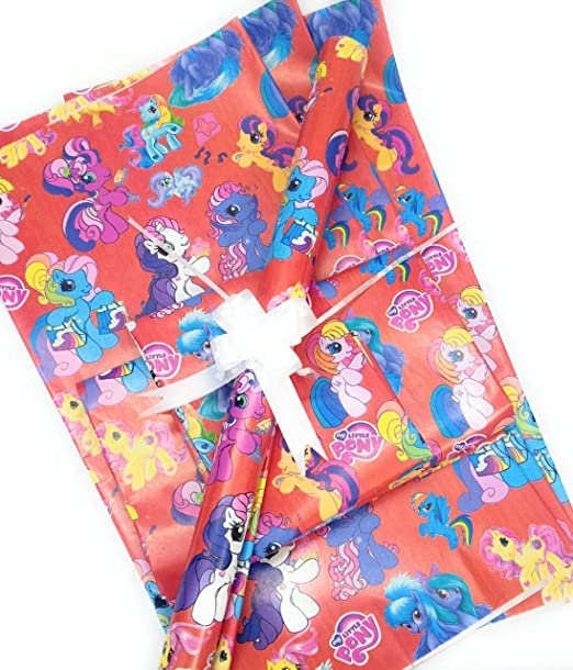 TERA 13 Unicorn Themed Wrapping Paper Set for Kids - 10 Pieces Birthday Gift Wrap for Girls with Book & Decorations | Perfect for Birthday Parties, Baby Showers & Holiday Gifts