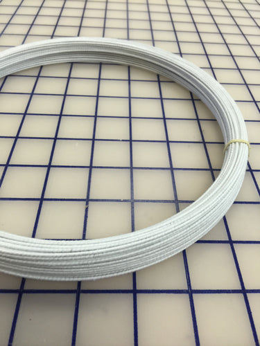 Millinery Wire - Medium Weight Cotton Covered White Wire for Hat Making, DIY Crafts, and Floral Arrangements | Perfect for Millinery, Costume Design, and Home Decor Projects