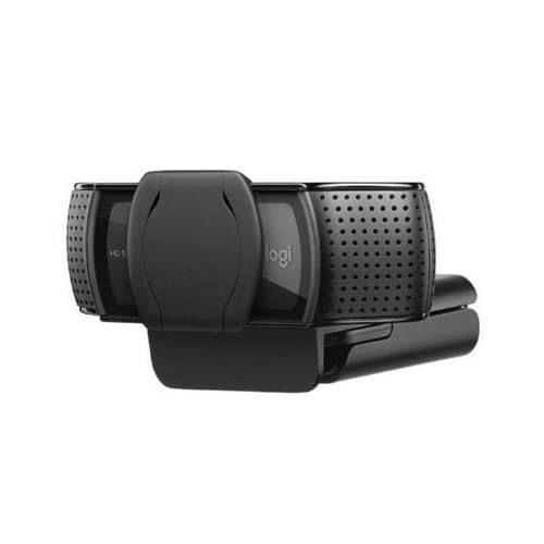 Logitech C920S Pro HD Webcam Bundle with Adjustable Stand, Ring Light & 4-Port USB Hub - Perfect for Zoom Meetings, Video Conferencing, Live Streaming & Online Classes