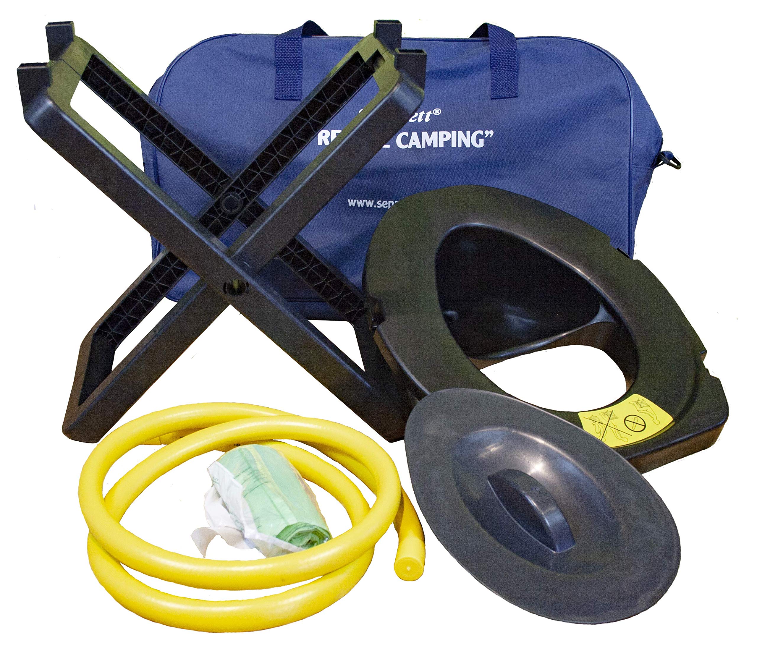Portable Camping Toilet with Urine Separator - 25L Capacity for Outdoor, RV & Emergency Use | Lightweight & Eco-Friendly Design