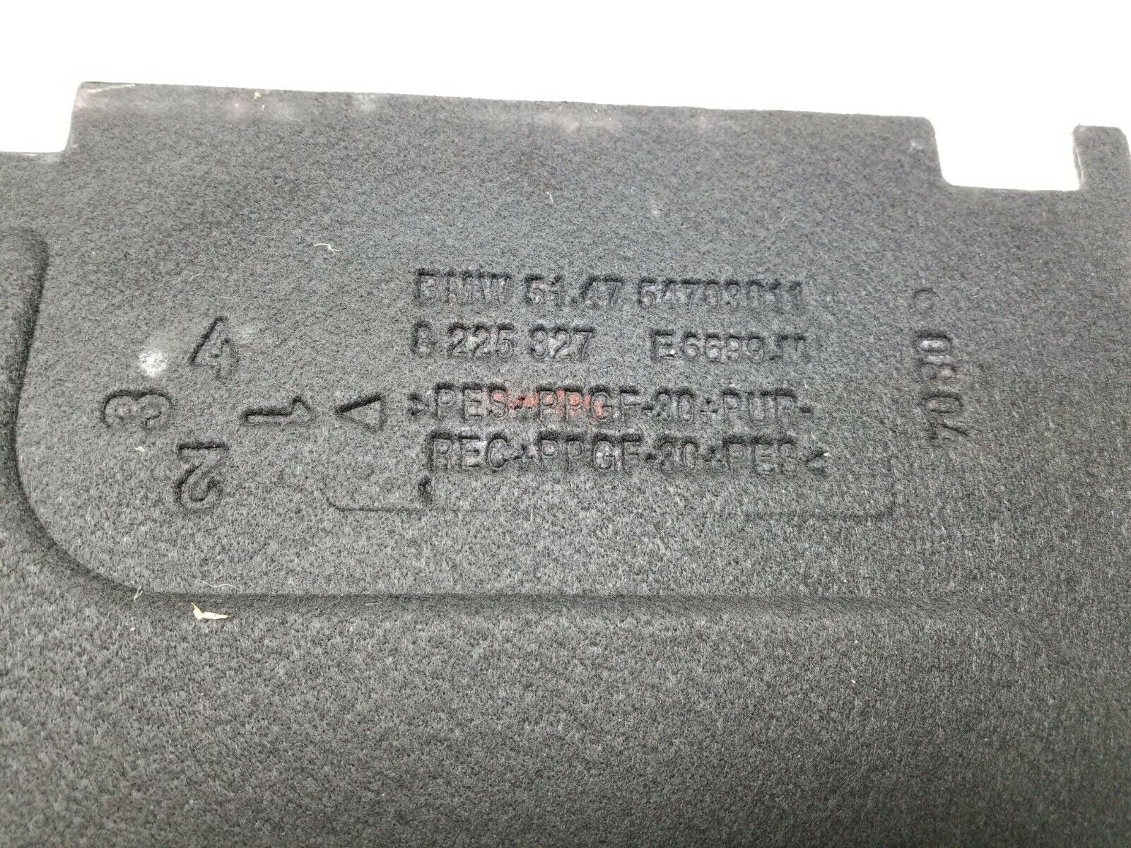 BMW E46 Sedan Rear Trunk Floor Mat Carpet Tire Cover - OEM Style Replacement for 2001-2005 Models - Perfect for Car Detailing & Protection