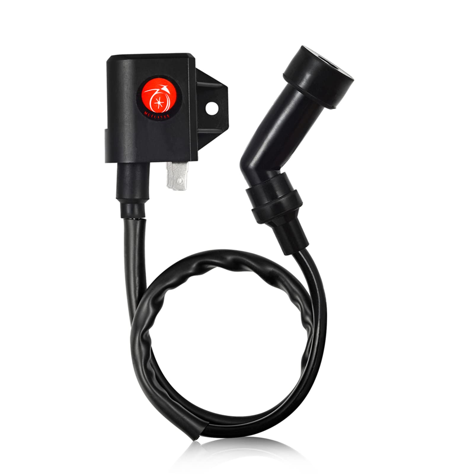 High-Performance MOTO1988 Ignition Coil & Spark Plug Compatible with Arctic Cat 400 (2003-2007) - Perfect for Off-Road Adventures & Snowmobile Maintenance