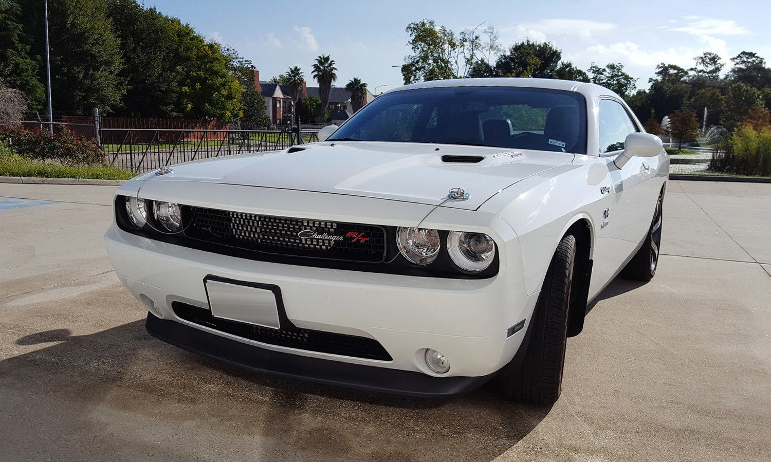 2008-2014 Dodge Challenger Front & Rear Smoke Lens Side Marker Lights - Amber LED Bulbs Included - Perfect for Night Driving & Car Customization