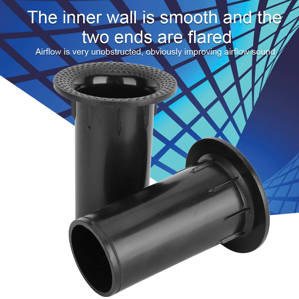 Durable Woofer Connector Tube - High-Quality Inverter Speaker Vent Port for Enhanced Bass Effect | Sturdy & Lightweight Design (3-5 Inch Tube Opening, 80mm Length) | Perfect for Home Theater, Car Audio & DIY Speaker Projects