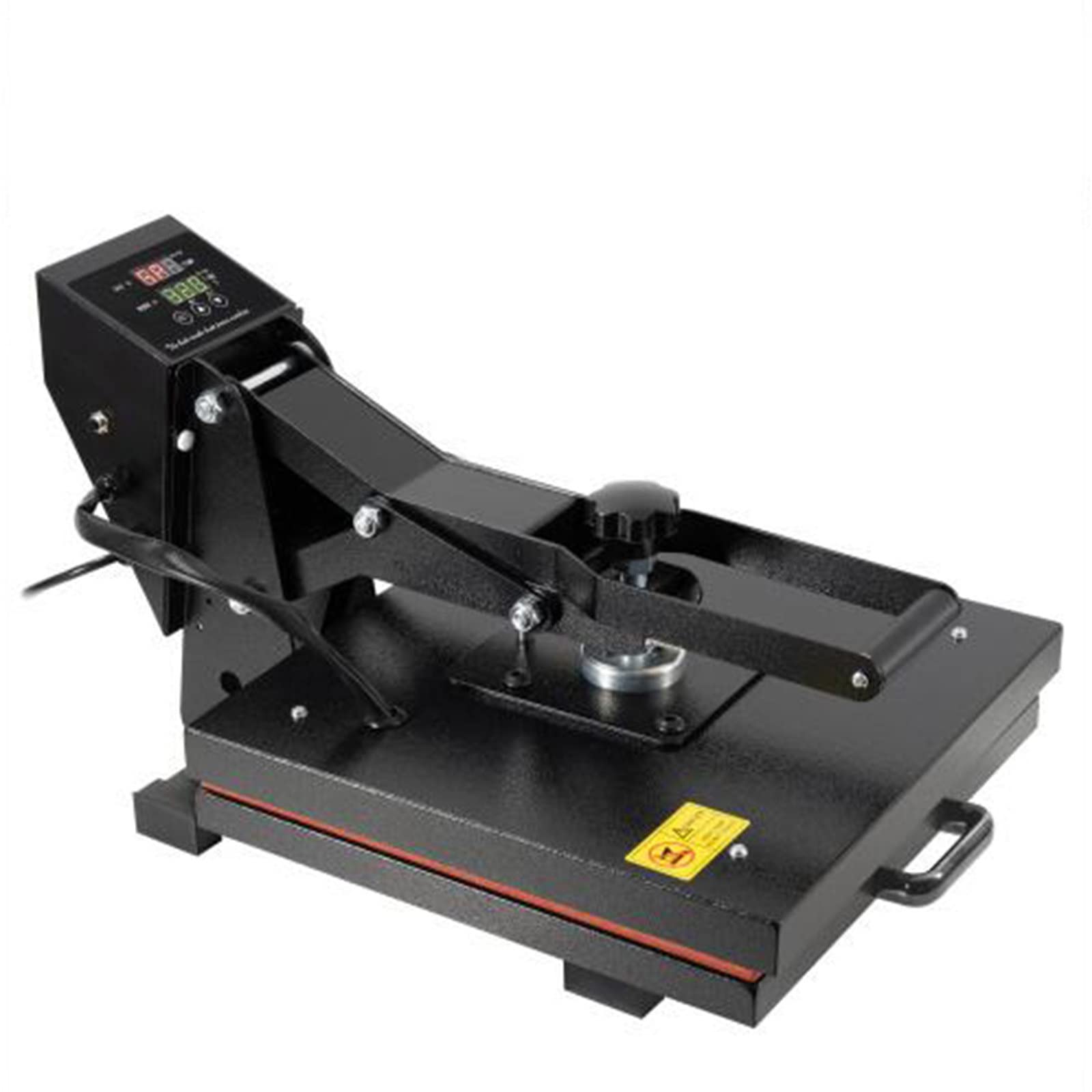 LXILUV 15x15 Inches Industrial Heat Press Machine - Digital Sublimation Hot Press for T-Shirt Printing, Durable & High-Performance Heat Transfer Machine (Black) | Perfect for Custom T-Shirts, Mugs, Hats & DIY Craft Projects